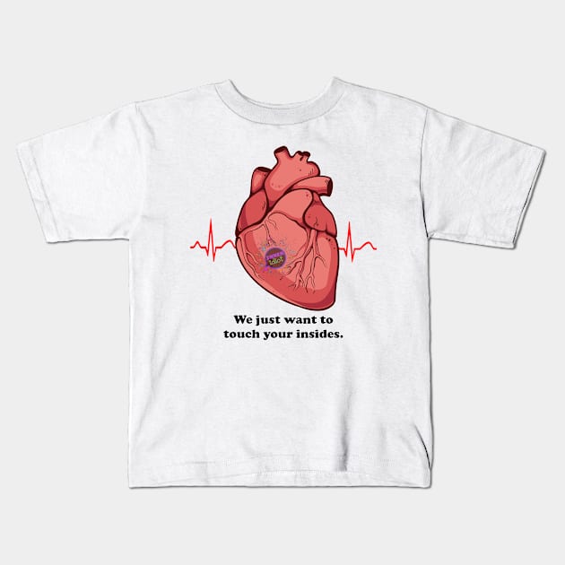 Your Insides Kids T-Shirt by Inner Idiot